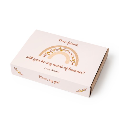 Rainbow Flower - Text Only