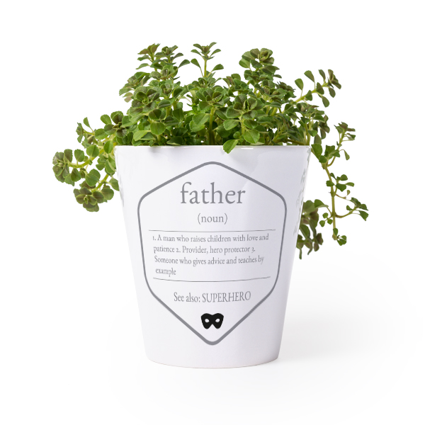 Hexagon Father - Text Only