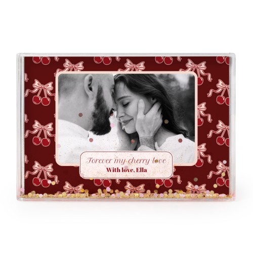 Vintage Cherry Love Text - Only