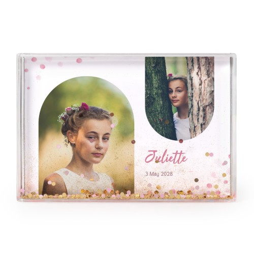 Cadre photo à paillettes