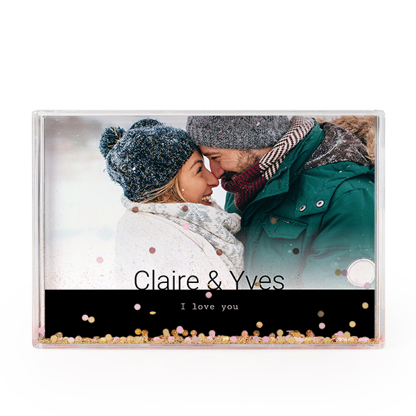 Akryylikehys kimalteella Akryylikehys kimalteella