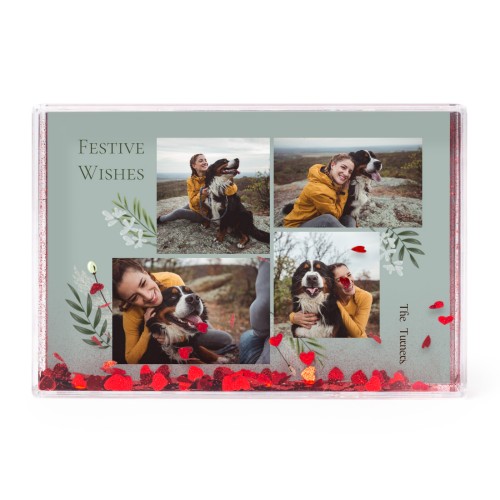 Fotoramme med konfettihjerter Fotoramme med konfettihjerter