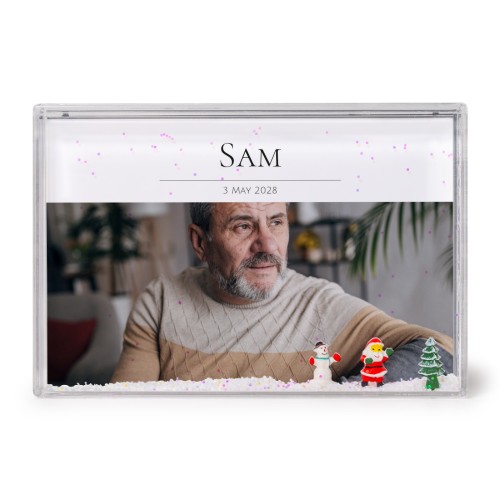Fotoram med snö Fotoram med snö