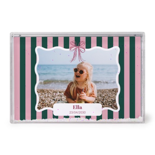 Photo frame with snow Photo frame with snow