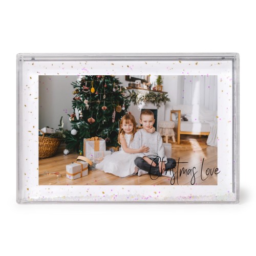 Photo frame with snow Photo frame with snow