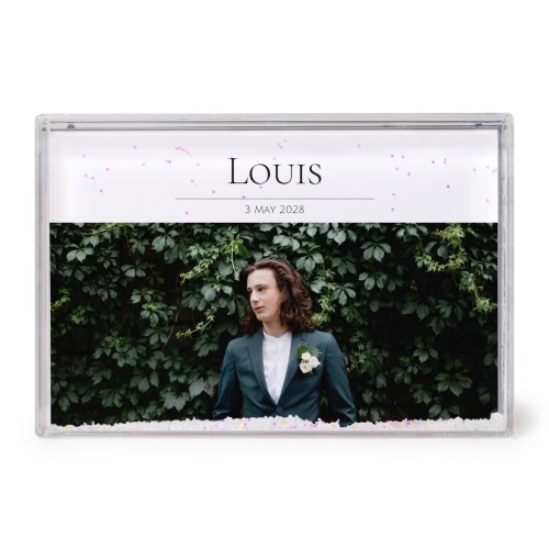 Photo frame with snow Photo frame with snow