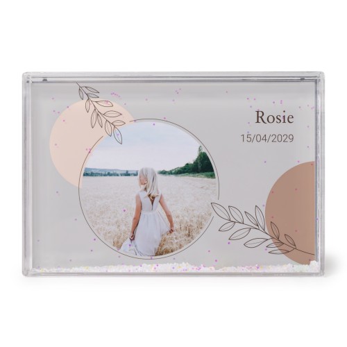 Bohemian Style with Circles and Leaves