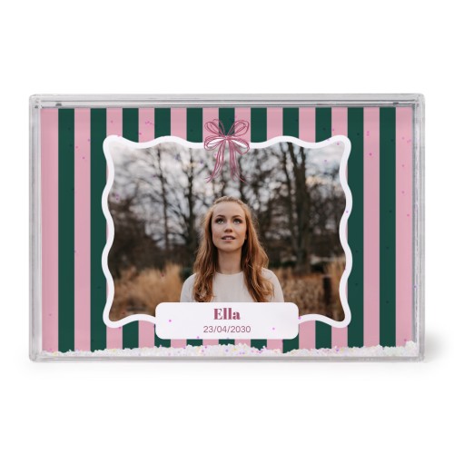 Photo frame with snow Photo frame with snow