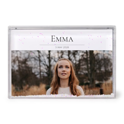 Photo frame with snow Photo frame with snow