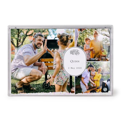 Photo frame with snow Photo frame with snow