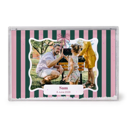 Photo frame with snow Photo frame with snow