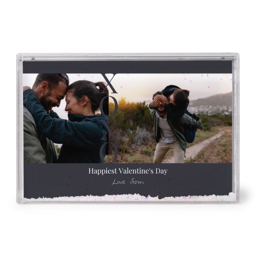 Schüttelrahmen mit Schnee Schüttelrahmen mit Schnee