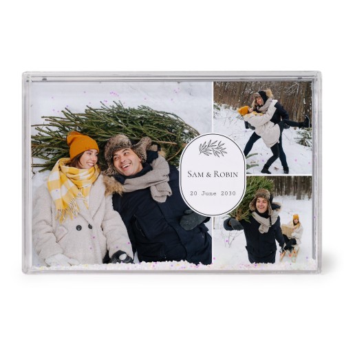 Fotoblok met sneeuw Fotoblok met sneeuw