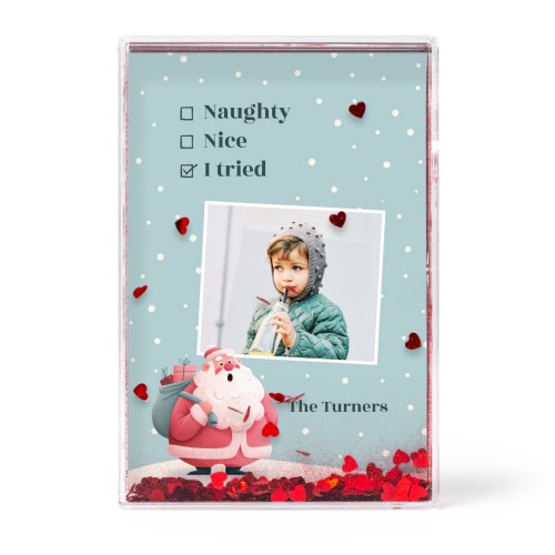 Photo frame with heart confetti Photo frame with heart confetti