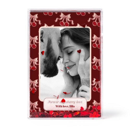 Vintage Cherry Love Text - Only