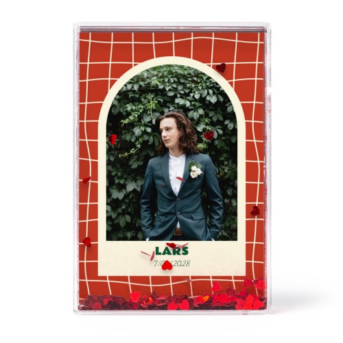 Fotoramme med konfettihjerter