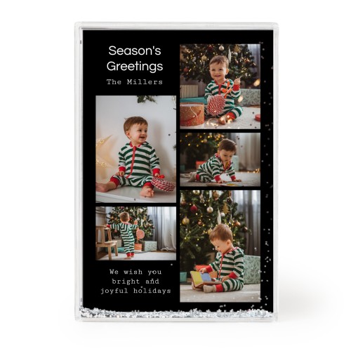 Fotoram med silverglitter Fotoram med silverglitter