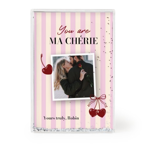 Akryylikehys hopeakimalteella