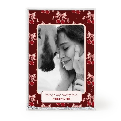 Vintage Cherry Love Text - Only