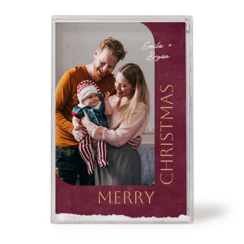 Fotoramme med snø Fotoramme med snø