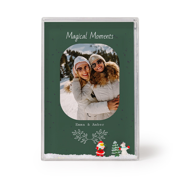 Cadre photo neige Cadre photo neige