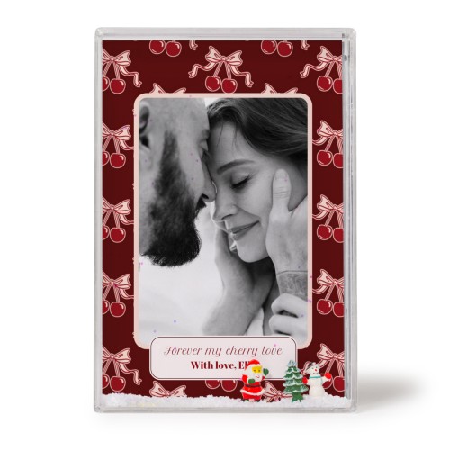 Vintage Cherry Love Text - Only