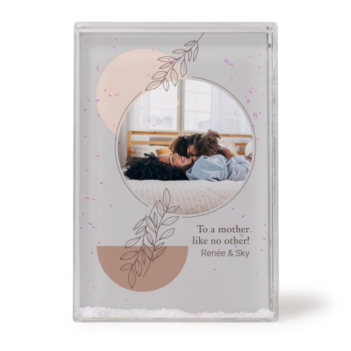 Bohemienstijl met cirkels en blaadjes