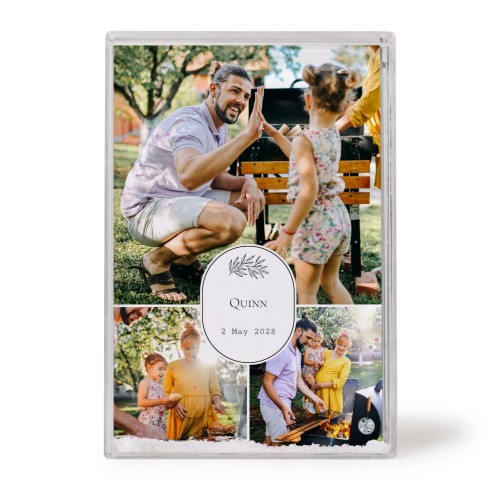 Schüttelrahmen mit Schnee