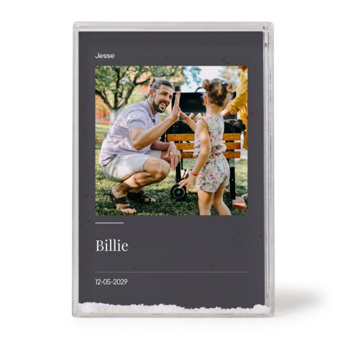 Photo frame with snow Photo frame with snow