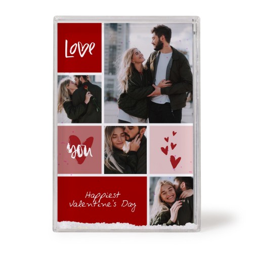 Photo frame with snow Photo frame with snow