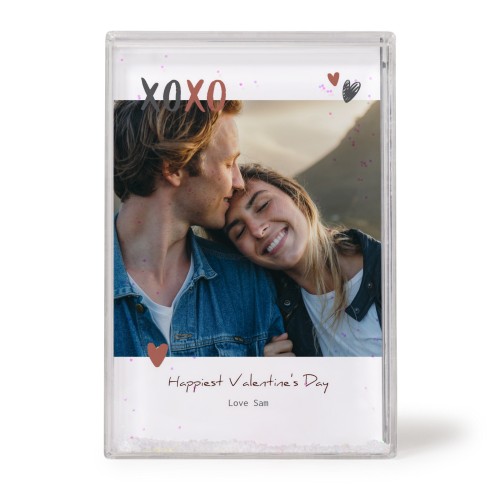 Photo frame with snow Photo frame with snow