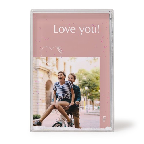 Photo frame with snow Photo frame with snow