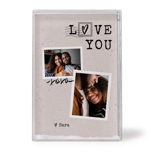 Photo frame with snow Photo frame with snow