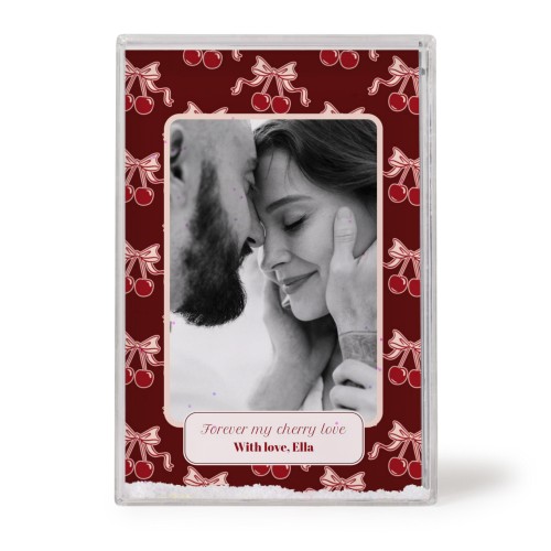 Vintage Cherry Love Text - Only