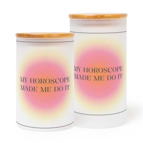 Frosted Glass Tealight Candle Holder large - set of 2