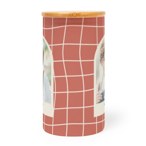 Bocal en verre et bois - moyen