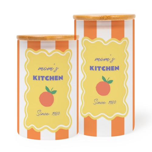 Orange Swirls - Text Only