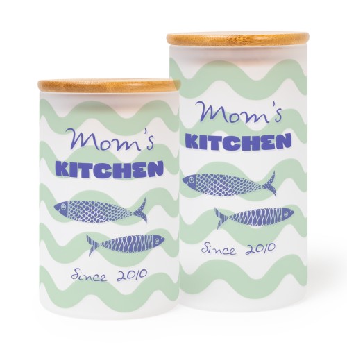 Set Vorratsgläser mit Deckel - 2 Stk. Set Vorratsgläser mit Deckel - 2 Stk.