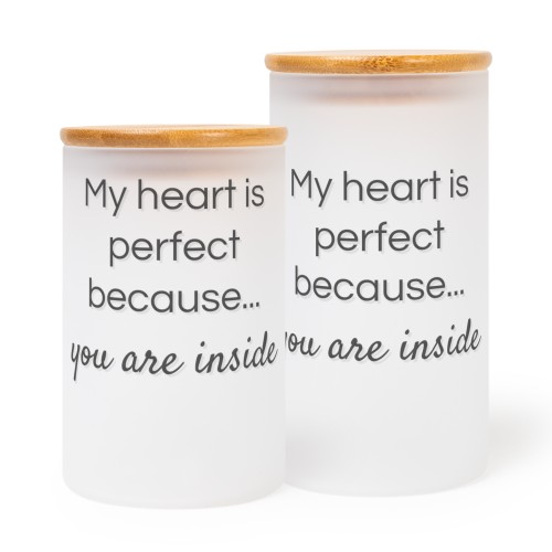 Set Vorratsgläser mit Deckel - 2 Stk.