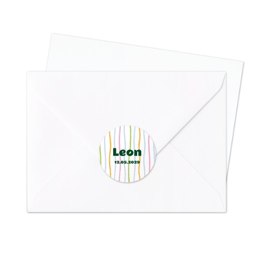 Sluitsticker Rond (set van 24)