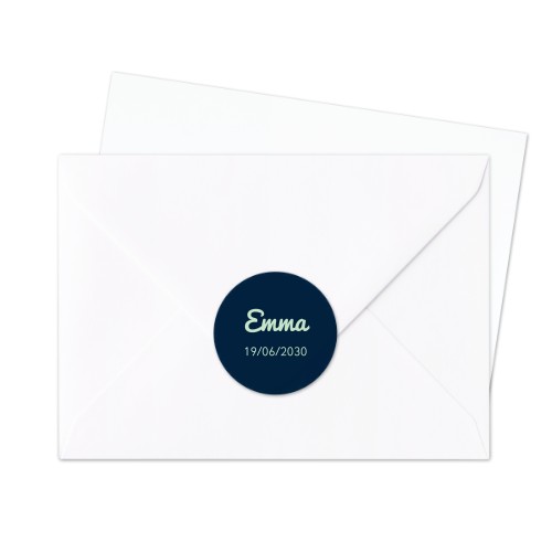 Sluitsticker Rond (set van 24)