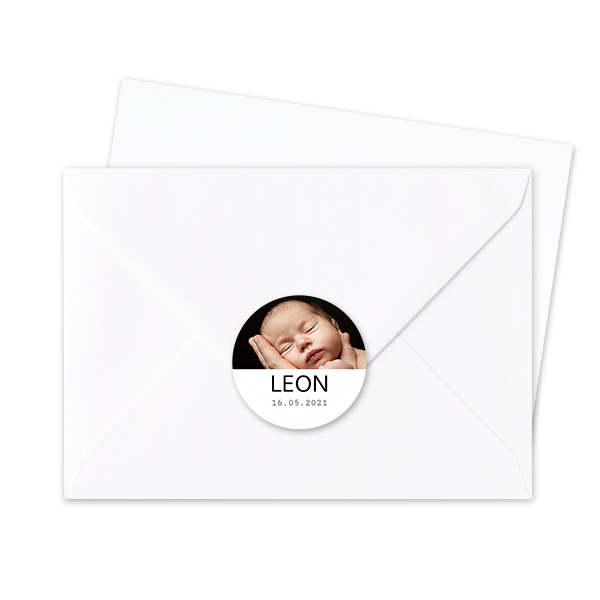 Sluitsticker Rond (set van 24)