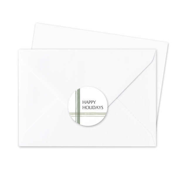 Kuvertklistermärke Rund - 24 st