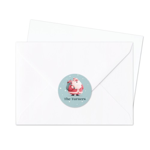 Briefumschlag Sticker Rund - 24 Stk.