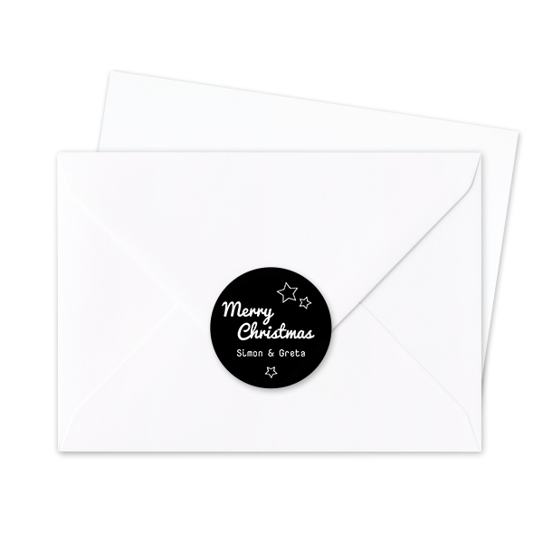 Briefumschlag Sticker Rund - 24 Stk. Briefumschlag Sticker Rund - 24 Stk.