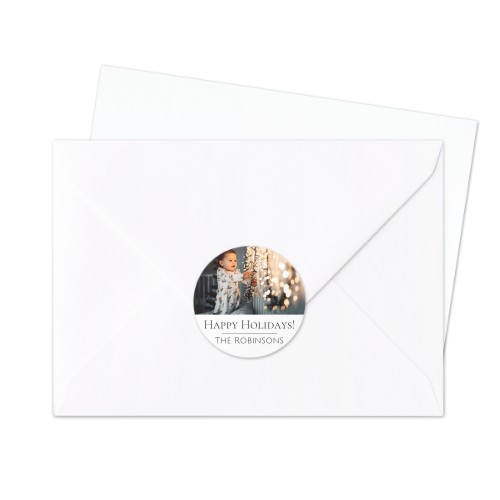Autocollants pour enveloppes Rondes (lot de 24)
