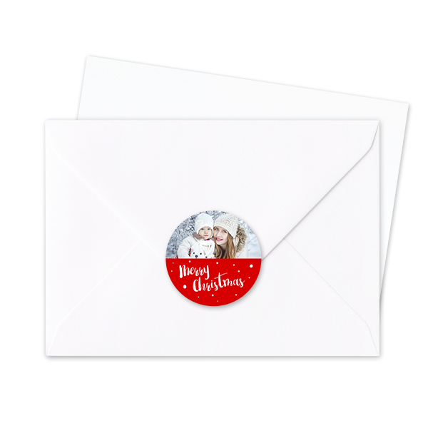 Autocollants pour enveloppes Rondes (lot de 24)