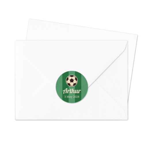 Envelop stickers Rond - Set van 24