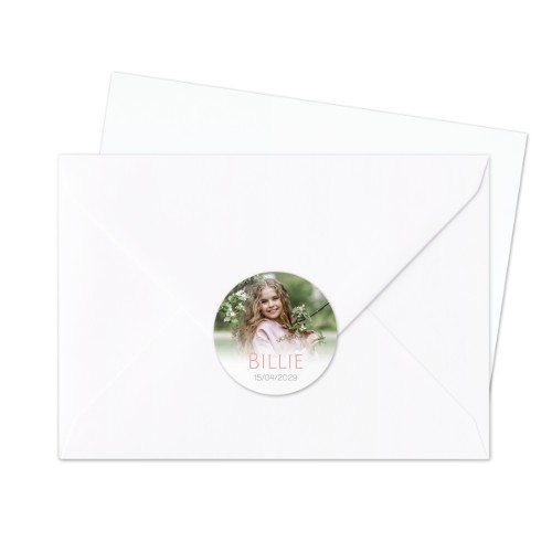 Envelop stickers Rond - Set van 24 Envelop stickers Rond - Set van 24