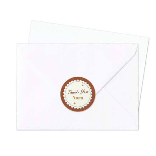 Briefumschlag Sticker Rund - 24 Stk. Briefumschlag Sticker Rund - 24 Stk.